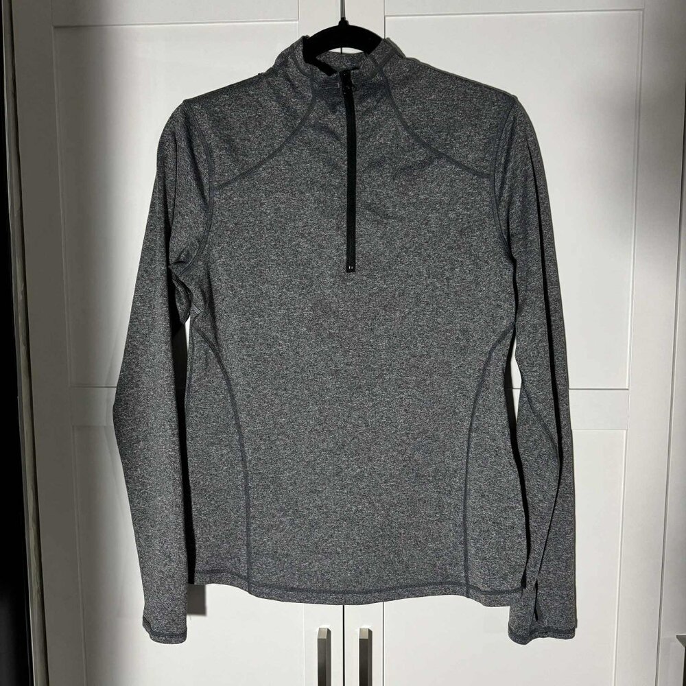 Z by Zella Women's Half-Zip Sweater Active Gray Medium